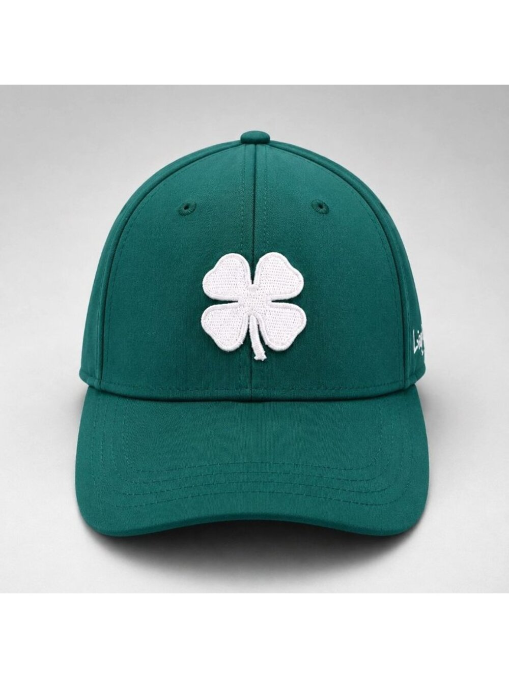 Black Clover Mens L XL Golf Hat Green Live Lucky x Door Creek Premium Stretch